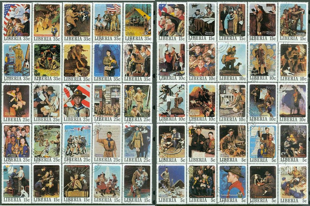 stamps collection